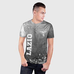 Футболка спортивная мужская Lazio - grey gradient вертикально, цвет: 3D-принт — фото 2