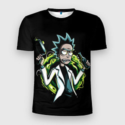 Мужская спорт-футболка Rick with gun
