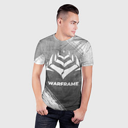 Футболка спортивная мужская Warframe - grey gradient, цвет: 3D-принт — фото 2