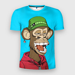 Футболка спортивная мужская NFT smile ape, цвет: 3D-принт