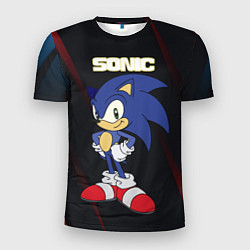 Мужская спорт-футболка Sonic