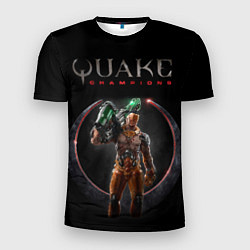 Футболка спортивная мужская Quake champions - Visor, цвет: 3D-принт