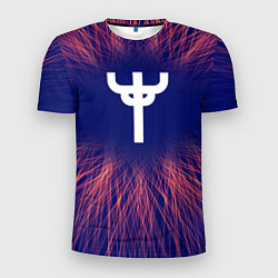 Футболка спортивная мужская Judas Priest red energy, цвет: 3D-принт