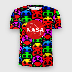 Мужская спорт-футболка NASA smile