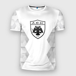 Футболка спортивная мужская AEK Athens white poly, цвет: 3D-принт
