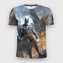 Мужская спорт-футболка Бэтмен - старый стиль