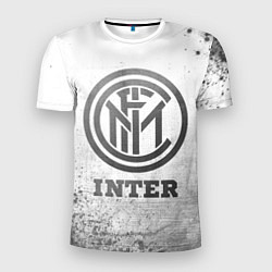 Футболка спортивная мужская Inter - white gradient, цвет: 3D-принт