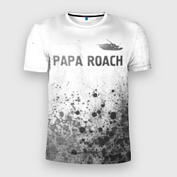 Футболка спортивная мужская Papa Roach - white gradient посередине, цвет: 3D-принт