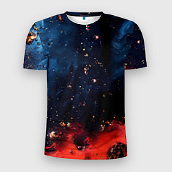 Футболка спортивная мужская Багровый туман, цвет: 3D-принт