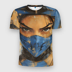 Футболка спортивная мужская Китана портрет, цвет: 3D-принт