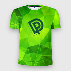 Футболка спортивная мужская Deep Purple green poly, цвет: 3D-принт