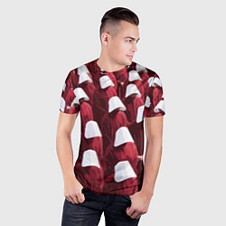 Футболка спортивная мужская Рассказ служанки паттерн, цвет: 3D-принт — фото 2