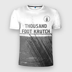 Футболка спортивная мужская Thousand Foot Krutch - white gradient посередине, цвет: 3D-принт
