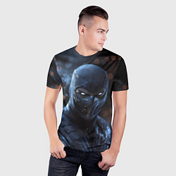 Футболка спортивная мужская Mortal Kombat Noob Saibot, цвет: 3D-принт — фото 2