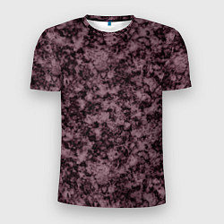 Футболка спортивная мужская Горький шоколад мраморный узор, цвет: 3D-принт