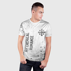 Футболка спортивная мужская My Chemical Romance - white gradient вертикально, цвет: 3D-принт — фото 2