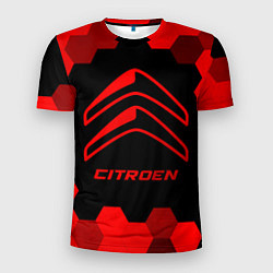 Футболка спортивная мужская Citroen - red gradient, цвет: 3D-принт