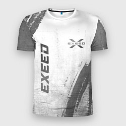 Футболка спортивная мужская Exeed - white gradient вертикально, цвет: 3D-принт