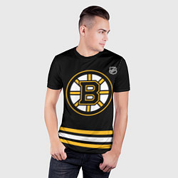 Футболка спортивная мужская Boston Bruins - NHL team, цвет: 3D-принт — фото 2