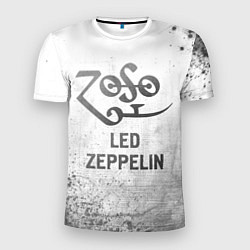 Футболка спортивная мужская Led Zeppelin - white gradient, цвет: 3D-принт