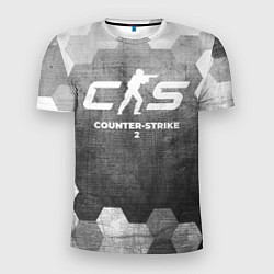 Футболка спортивная мужская Counter-Strike 2 - grey gradient, цвет: 3D-принт