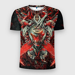 Мужская спорт-футболка Doom постер к игре