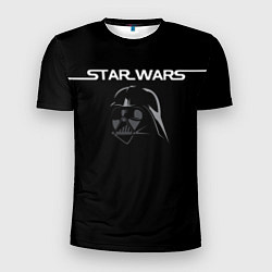 Футболка спортивная мужская Вейдер звёздные войны надпись, цвет: 3D-принт