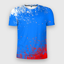 Мужская спорт-футболка Патриот - флаг