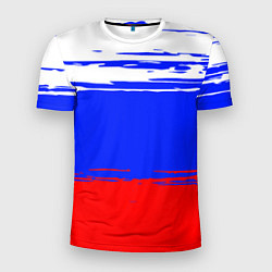 Мужская спорт-футболка Патриот - флаг