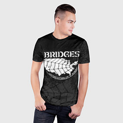 Футболка спортивная мужская Bridges company, цвет: 3D-принт — фото 2