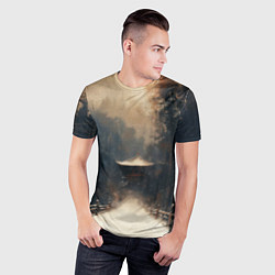Футболка спортивная мужская Дорога к Японскому храму, цвет: 3D-принт — фото 2