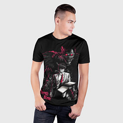 Футболка спортивная мужская Death Note - Ryuk and Light, цвет: 3D-принт — фото 2