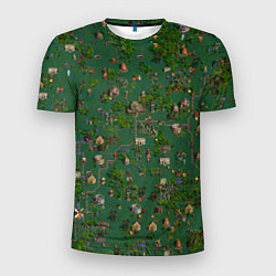 Футболка спортивная мужская Земли Крепости - Герои 3, цвет: 3D-принт