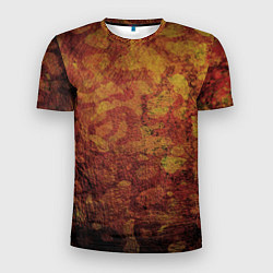 Футболка спортивная мужская Абстракция - desert camouflage, цвет: 3D-принт