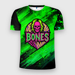 Футболка спортивная мужская Bones лого с черепом, цвет: 3D-принт