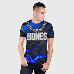 Футболка спортивная мужская Цепочка Bones, цвет: 3D-принт — фото 2