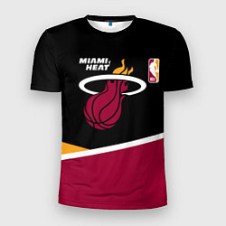 Мужская спорт-футболка Майами Хит - линии