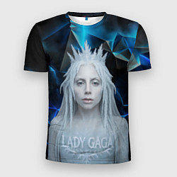Футболка спортивная мужская Леди Гага стиль снежной королевы, цвет: 3D-принт