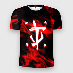 Футболка спортивная мужская Doom красный огонь марса, цвет: 3D-принт