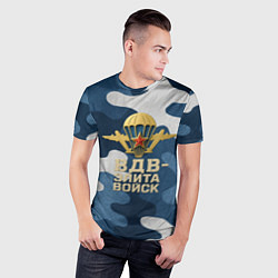 Футболка спортивная мужская ВДВ - элита войск, цвет: 3D-принт — фото 2