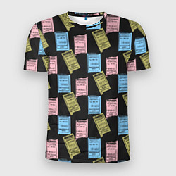 Футболка спортивная мужская Советские билеты транспорта, цвет: 3D-принт