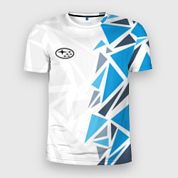 Футболка спортивная мужская Субару - фрагменты, цвет: 3D-принт