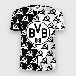 Футболка спортивная мужская Borussia паттерн ссср, цвет: 3D-принт