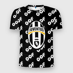 Футболка спортивная мужская Juventus off pattern, цвет: 3D-принт