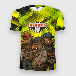 Футболка спортивная мужская Beastie boys в образе кабанов, цвет: 3D-принт