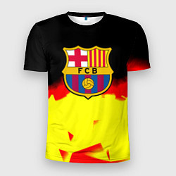 Футболка спортивная мужская Borussia абстракция золото геометрия, цвет: 3D-принт