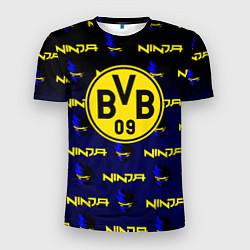 Футболка спортивная мужская Borussia ninja x fortnite, цвет: 3D-принт