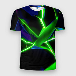 Мужская спорт-футболка Green glow