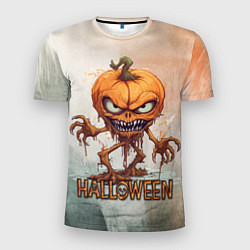 Футболка спортивная мужская Тыква монстр, цвет: 3D-принт