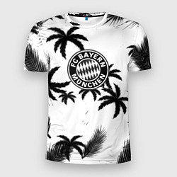Футболка спортивная мужская Бавария Мюнхен тропики, цвет: 3D-принт